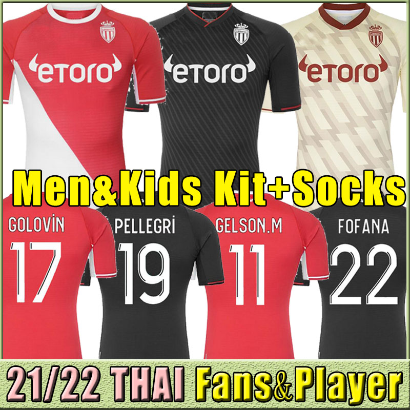 2021 2022 maillots AS Monaco Soccer Jerseys BEN YEDDER JOVETIC GOLOVIN 21 22 GEUBBELS Men Kids maillot de foot Flocage JORGE Football Shirt, Black;yellow
2021 2022 maillots AS Monaco Soccer Jerseys BEN YEDDER JOVETIC GOLOVIN 21 22 GEUBBELS Men Kids maillot de foot Flocage JORGE Football Shirt, Black;yellow