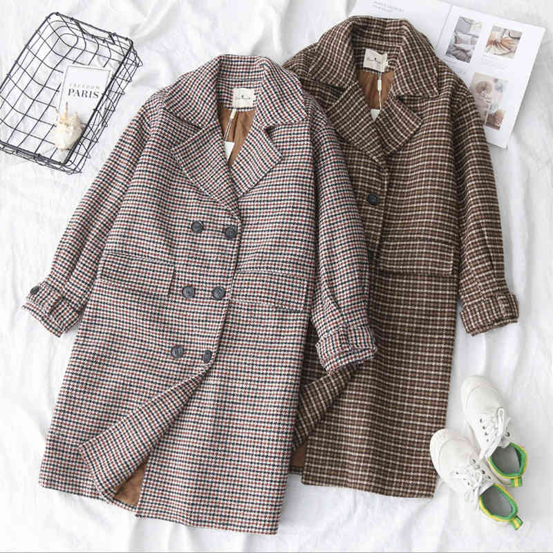Women's Trench Coats wool coat short plaid, especially for Korean-style women, , autumn and winter, double-sided sweater 6FKA, 1# shoe box
Women's Trench Coats wool coat short plaid, especially for Korean-style women, , autumn and winter, double-sided sweater 6FKA, 1# shoe box