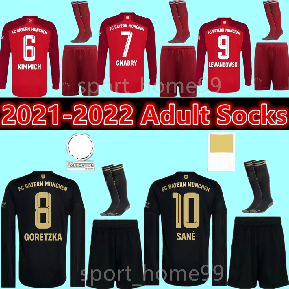 21 22 Long sleeve adult kits Bayern Munich RIBERY HUMMELS Soccer jerseys Men kit 2021 2022 VIDAL LEWANDOWSKI MULLER SANE JAMES home away Football uniform, Away+patch
21 22 Long sleeve adult kits Bayern Munich RIBERY HUMMELS Soccer jerseys Men kit 2021 2022 VIDAL LEWANDOWSKI MULLER SANE JAMES home away Football uniform, Away+patch