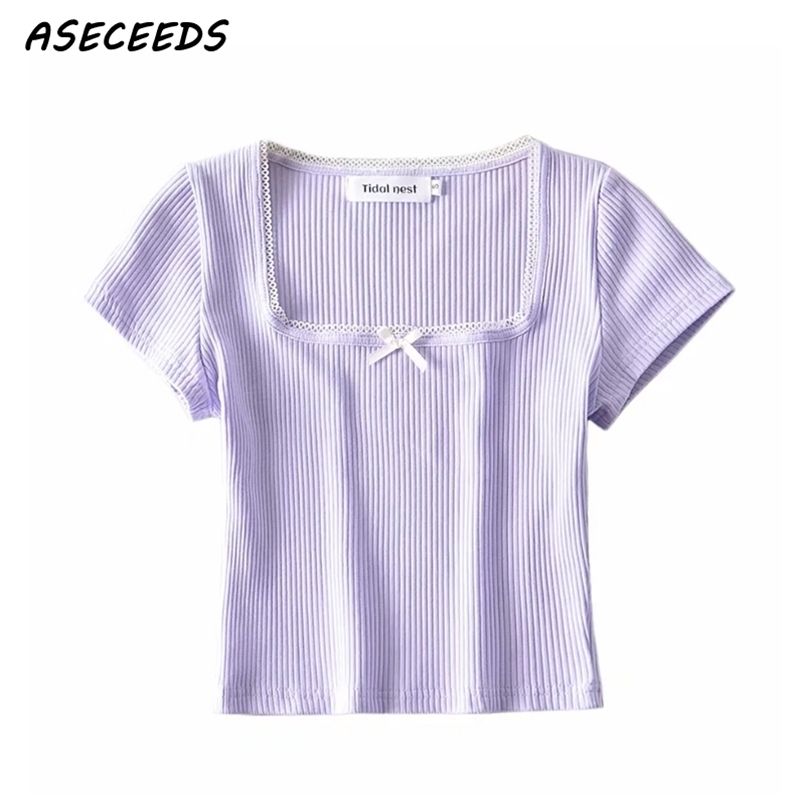 Summer crop top women graphic t shirts vintage korean s short sleeve cute elegant black with bow white 210708, Yellow t shirt
Summer crop top women graphic t shirts vintage korean s short sleeve cute elegant black with bow white 210708, Yellow t shirt