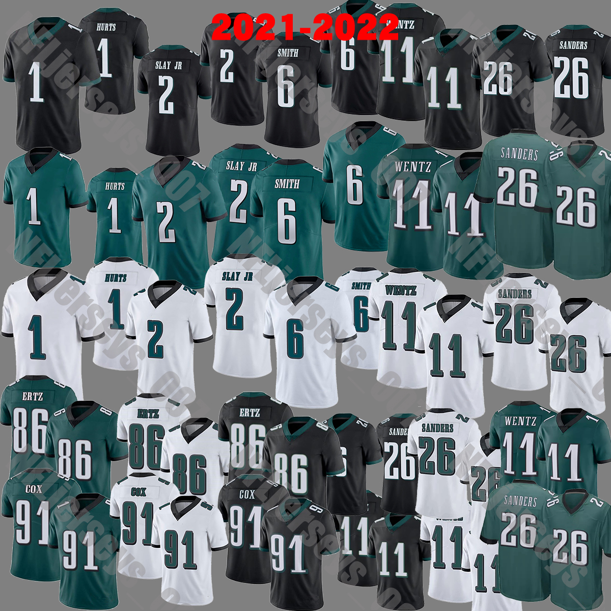 2021 Football Jersey 1 Jalen Hurts 2 Darius Slay Jr 6 DeVonta Smith 11 Carson Wentz 26 Green Game 86 Zach Ertz 91 Fletcher Cox Jerseys, As
2021 Football Jersey 1 Jalen Hurts 2 Darius Slay Jr 6 DeVonta Smith 11 Carson Wentz 26 Green Game 86 Zach Ertz 91 Fletcher Cox Jerseys, As