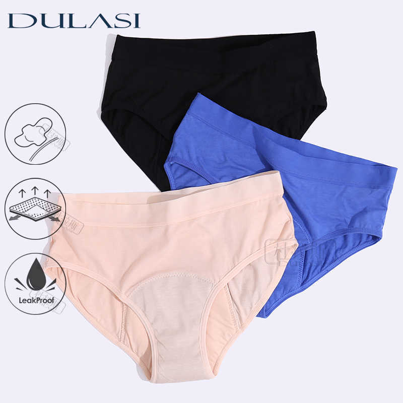 4 Layer Bamboo Menstrual Panties Leak Proof Underwear Absortent Undies Incontinence Period DULASI Drop 210720, Black blue beige
4 Layer Bamboo Menstrual Panties Leak Proof Underwear Absortent Undies Incontinence Period DULASI Drop 210720, Black blue beige