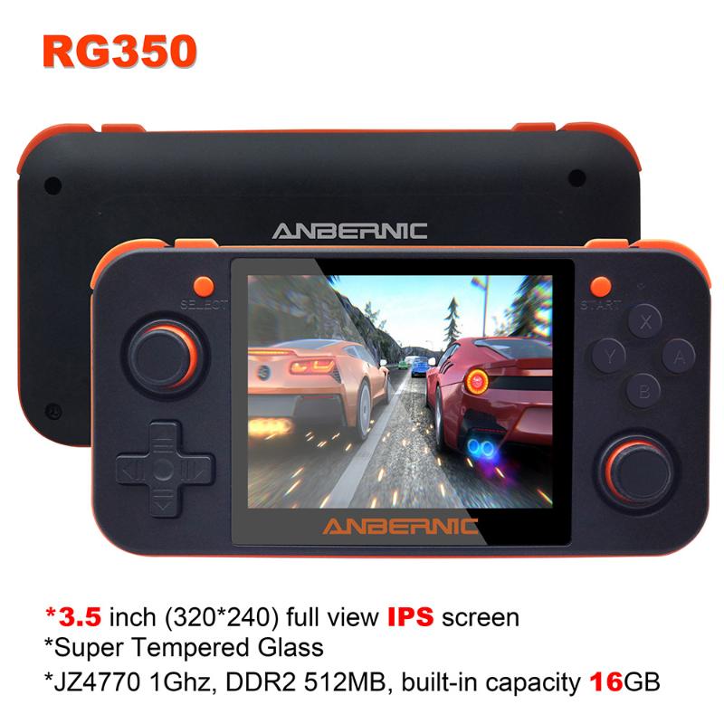 Portable Game Players RG350 Retro Handheld 3.5inch IPS Screen 64Bit Rechargeable Video Console Player Toy Gifts Support TF Card
Portable Game Players RG350 Retro Handheld 3.5inch IPS Screen 64Bit Rechargeable Video Console Player Toy Gifts Support TF Card