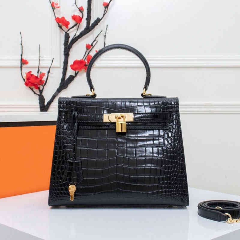 Lahy Herme Large Capahty Package Shopping Fashion Alligator High Quality Genuine Leather Lock Hasp Women Tote Bag h, Gift bag
Lahy Herme Large Capahty Package Shopping Fashion Alligator High Quality Genuine Leather Lock Hasp Women Tote Bag h, Gift bag