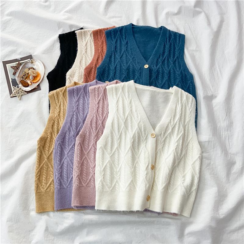 Women's Vests Blusas 2022 Knitted Vest Women Autumn Spring Outside Wearing Retro Sleeveless V-neck Cardigan Long Shirt Loose Clothes 16051, Black;white
Women's Vests Blusas 2022 Knitted Vest Women Autumn Spring Outside Wearing Retro Sleeveless V-neck Cardigan Long Shirt Loose Clothes 16051, Black;white