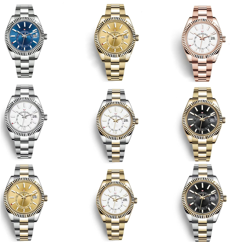2021 Authentic Luxury Watch Mens Automatic Mechanical Calendar 42mm Stainless Steel Sky-Dweller GMT Men's Luminous Fashion Waterproo Top
2021 Authentic Luxury Watch Mens Automatic Mechanical Calendar 42mm Stainless Steel Sky-Dweller GMT Men's Luminous Fashion Waterproo Top