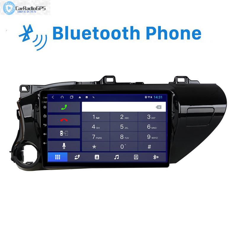 Car dvd Audio Video Player for TOYOTA HILUX 2016-2018 GPS Navigation Android Radio Touch Screen HD Head Unit support Steer wheel control