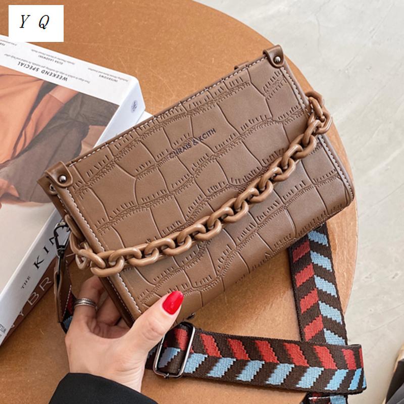 Fashion Stone Pattern PU Leather Shoulder Bags for Women 2021 Chain Hand Strap Brand Designer Lady Crossbody Bag Luxury Handbags, Black 
Fashion Stone Pattern PU Leather Shoulder Bags for Women 2021 Chain Hand Strap Brand Designer Lady Crossbody Bag Luxury Handbags, Black