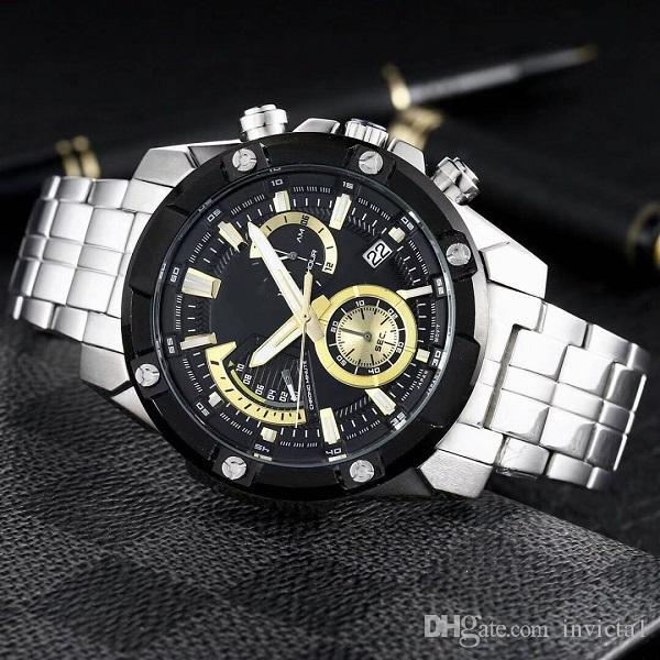 Hot selling iced out watch casual sports men's watch steel band quartz watch all hands can work, Slivery;brown
Hot selling iced out watch casual sports men's watch steel band quartz watch all hands can work, Slivery;brown