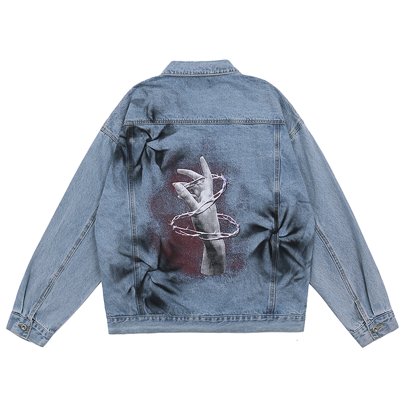 2021 New Mo Impresso Graffiti Calas De Brim Dos Homens Jaqueta Streetwear Lapela Oversize Lavado Retro Denim Casaco Harajuku Baggy Casual To, Blue
2021 New Mo Impresso Graffiti Calas De Brim Dos Homens Jaqueta Streetwear Lapela Oversize Lavado Retro Denim Casaco Harajuku Baggy Casual To, Blue