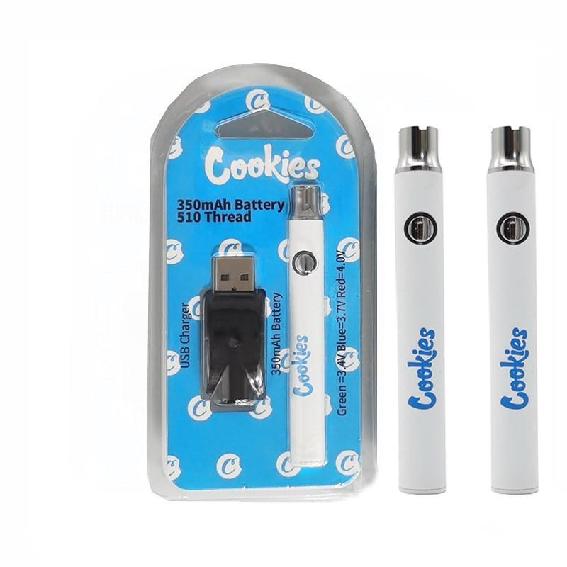 Cookies Preheat VV Battery Charger Kits 510 Thread Preheating 350mah Variable Voltage Batteries Blister pack Electronic Cigarette
Cookies Preheat VV Battery Charger Kits 510 Thread Preheating 350mah Variable Voltage Batteries Blister pack Electronic Cigarette