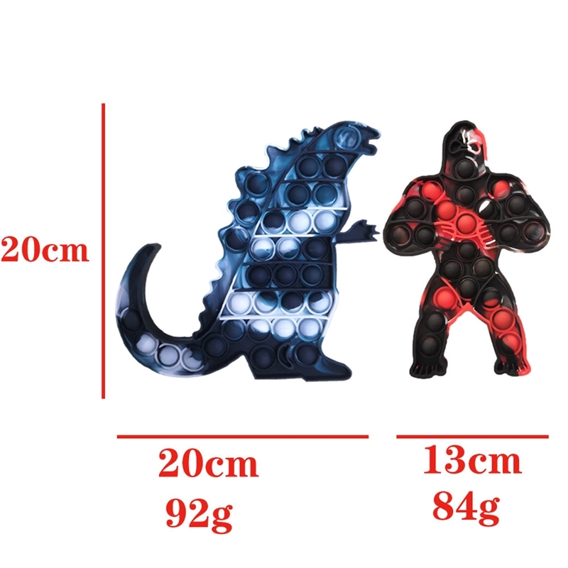 New King Kong Godzilla rat killing pioneer children's desktop educational press bubble music decompression toy
New King Kong Godzilla rat killing pioneer children's desktop educational press bubble music decompression toy