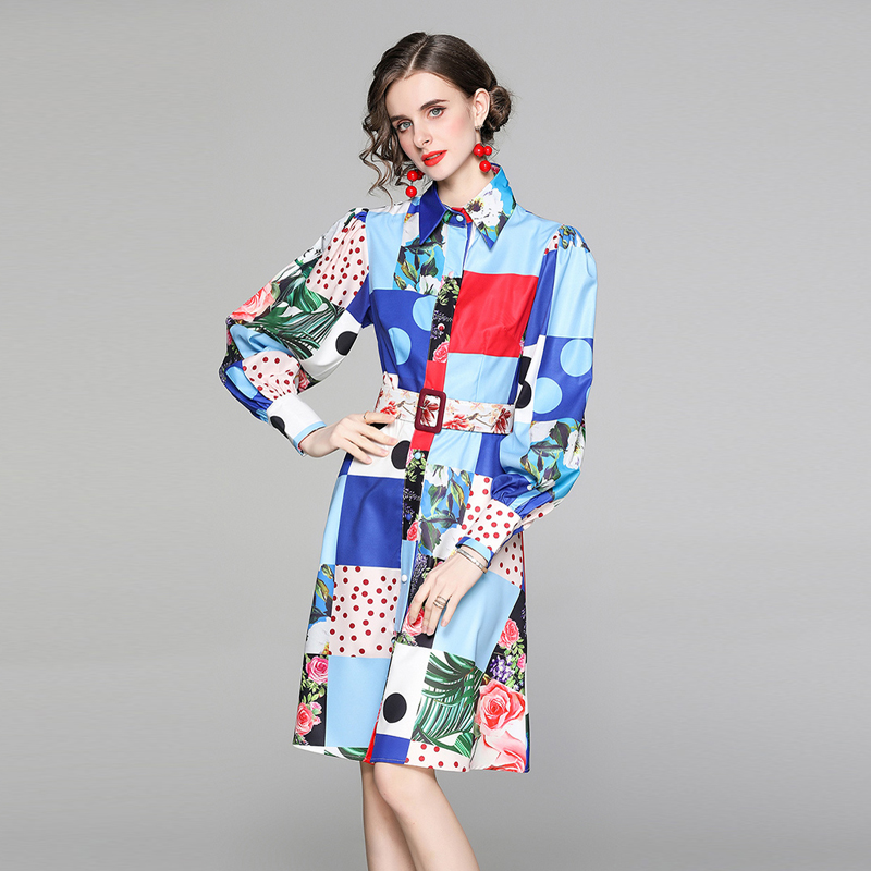 Luxury Printed Shirt Mini Dress Long Sleeve Women 2021 Designer Button Lapel Sashes Prom Office Elegant A-Line Dresses Autumn Winter Ladies, Black;gray
Luxury Printed Shirt Mini Dress Long Sleeve Women 2021 Designer Button Lapel Sashes Prom Office Elegant A-Line Dresses Autumn Winter Ladies, Black;gray