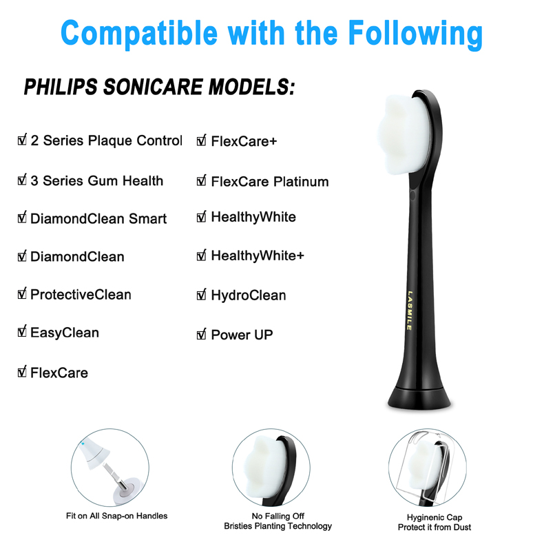 Replacement Toothbrush Heads - Upgraded Quality and Compatible with All Philips Sonicare Screw-on Electric Toothbrushes, 10 Pack
Replacement Toothbrush Heads - Upgraded Quality and Compatible with All Philips Sonicare Screw-on Electric Toothbrushes, 10 Pack