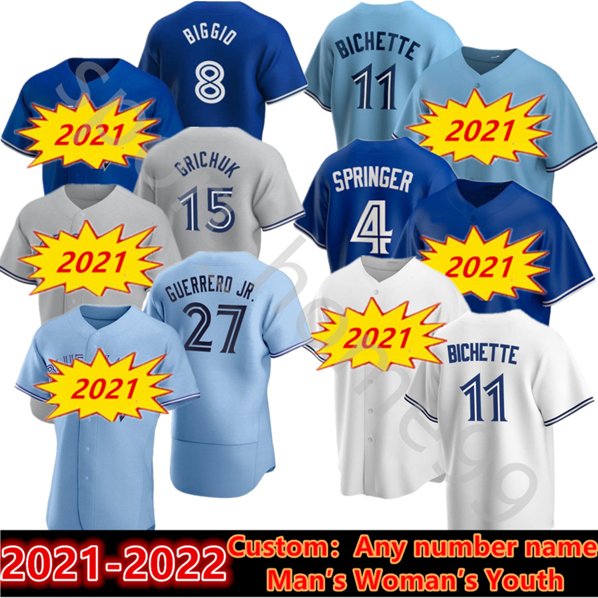 2021 Custom Blue 11 Bo Bichette Jays Jersey 15 Randal Grichuk 27 Vladimir Guerrero Jr. 9 Danny Jansen 10 Marcus Semien Men Woman Youth Toron, Color10
2021 Custom Blue 11 Bo Bichette Jays Jersey 15 Randal Grichuk 27 Vladimir Guerrero Jr. 9 Danny Jansen 10 Marcus Semien Men Woman Youth Toron, Color10