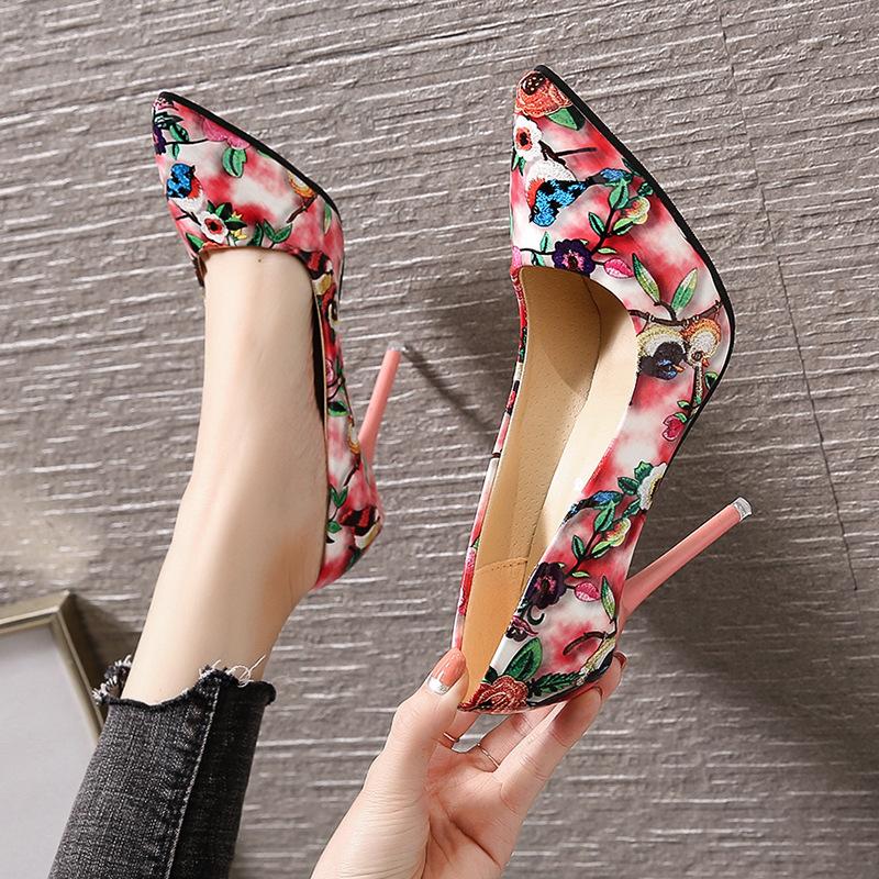Dress Shoes Women Fashion High Heels Black Print Female Wedding Ladies Stiletto Pumps, Pink
Dress Shoes Women Fashion High Heels Black Print Female Wedding Ladies Stiletto Pumps, Pink