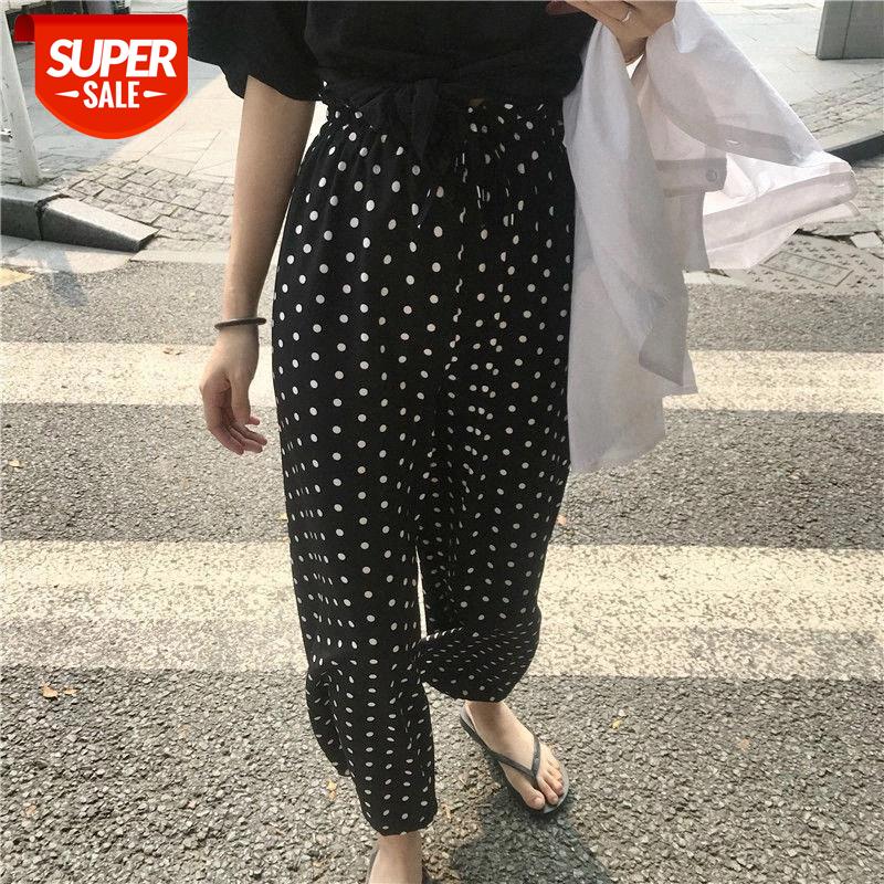 polka dot wide-leg pants female summer elastic high waist large size pendant sense straight leg chiffon nine-point casual pants #2A8c, Black;white
polka dot wide-leg pants female summer elastic high waist large size pendant sense straight leg chiffon nine-point casual pants #2A8c, Black;white