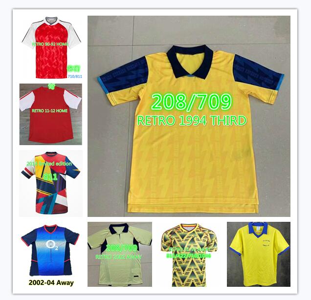 Retro soccer JERSEY ARSEN Bruised Banana 1982 92 93 94 97 1998 1999 home HENRY BERGKAMP Away SOCCER JERSEYS 2000 2001 2004 HIGHBURY Football shirt, 11
Retro soccer JERSEY ARSEN Bruised Banana 1982 92 93 94 97 1998 1999 home HENRY BERGKAMP Away SOCCER JERSEYS 2000 2001 2004 HIGHBURY Football shirt, 11