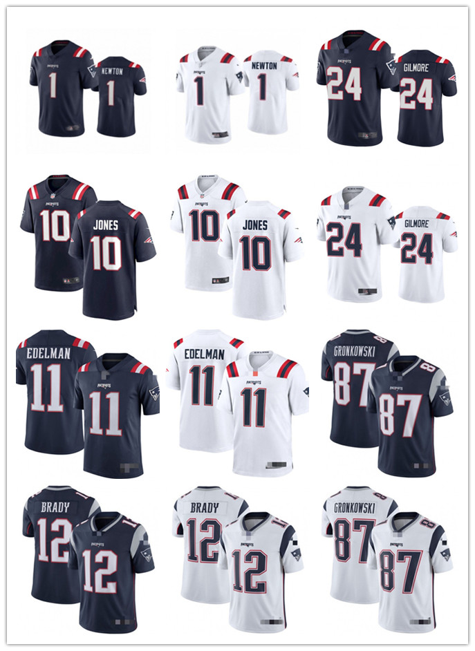 Mens Womens YouthNew EnglandsPatriots10 Mac Jones 24 Stephon Gilmore 1 Cam Newton 12 Tom Brady 87 Rob Gronkowski Football Jerseys, Black;red
Mens Womens YouthNew EnglandsPatriots10 Mac Jones 24 Stephon Gilmore 1 Cam Newton 12 Tom Brady 87 Rob Gronkowski Football Jerseys, Black;red