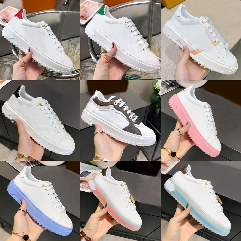Luxurys Designer Italy Time Out Sneaker Low top Casual Shoes Women Treaded Rubber Outsole Printed Calf Leather Classic Trainers
Luxurys Designer Italy Time Out Sneaker Low top Casual Shoes Women Treaded Rubber Outsole Printed Calf Leather Classic Trainers