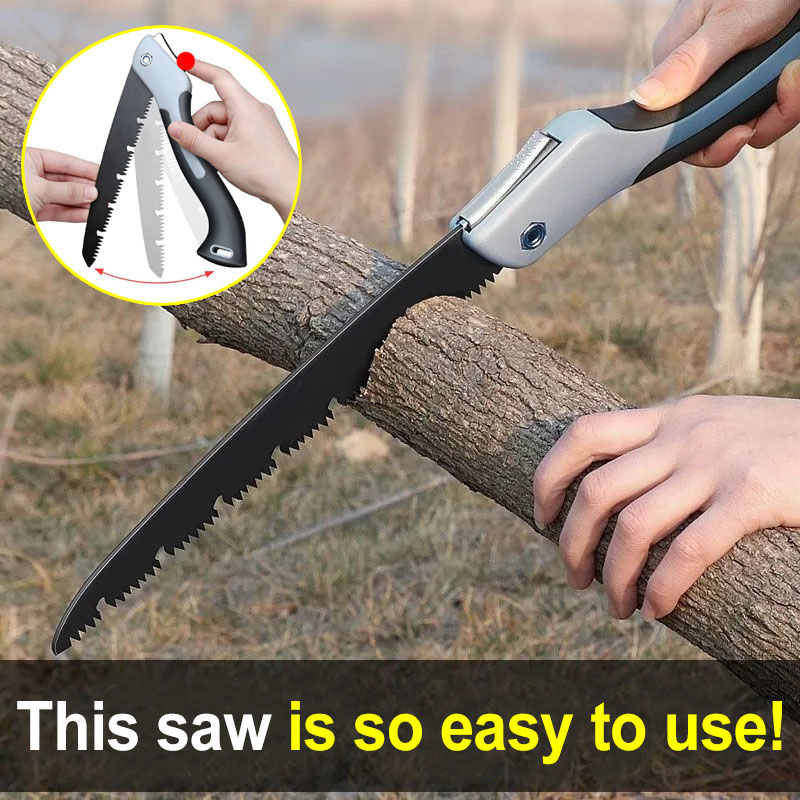 Handsaw Wood Folding Saw SK5 Alloy Steel Teflon Anti-rust Coating Portable Effortless For Trees Grafting Pruner Chopper Garden Knife Farm Woodworking Logging Tools от DHgate WW