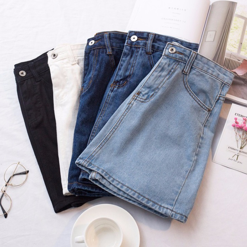 Lucyever Fashion Korean Spring Summer Women Denim Skirt High Waist Mini Skirts Jeans Plus Size Harajuku Cotton Girls Black Skirt 210306