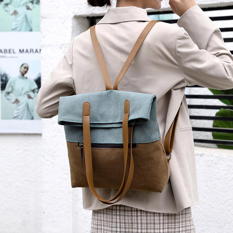 Panelled Canvas Designer Backpack Women Multifunctional Multi-purpose Back Pack Travel Large Shopper Bag Mochilas Para Mujer, White
Panelled Canvas Designer Backpack Women Multifunctional Multi-purpose Back Pack Travel Large Shopper Bag Mochilas Para Mujer, White