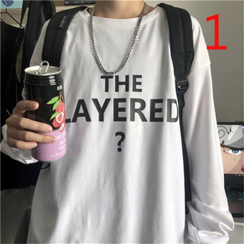 2021 New Japanese Round Neck Long-sleeved T-shirt Ins Loose Wild Stitching Sweater Bottoming Cn5f
2021 New Japanese Round Neck Long-sleeved T-shirt Ins Loose Wild Stitching Sweater Bottoming Cn5f