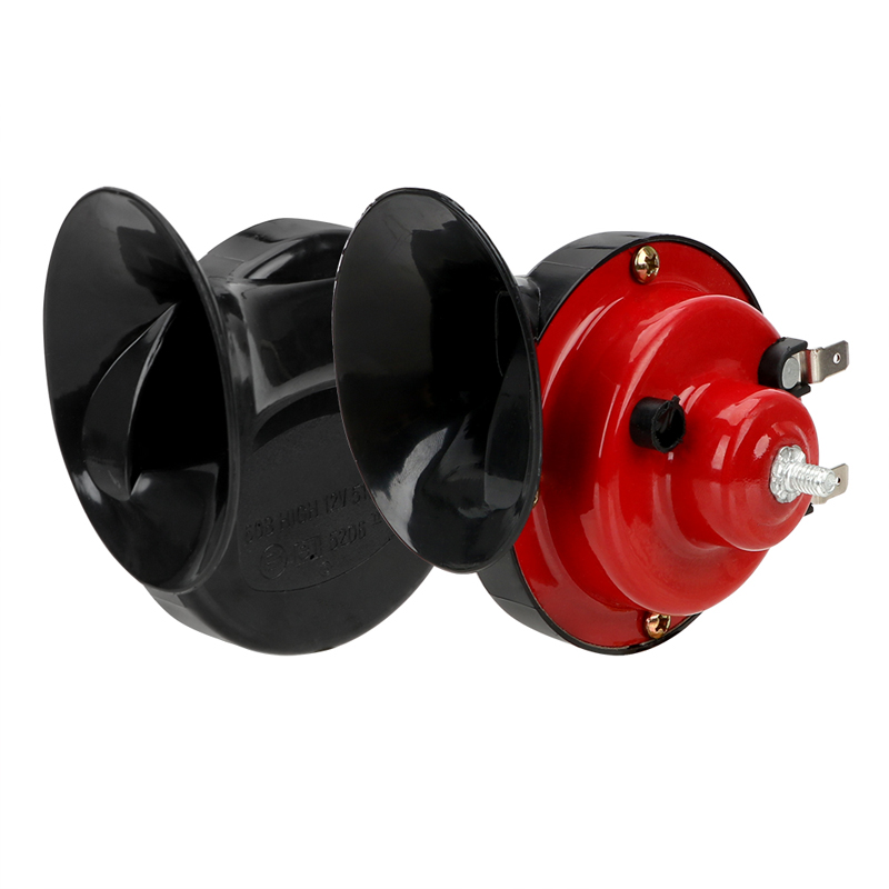 Vehicle Dual Tone Snail Horn Motorcycle Turn Horns For Car Truck Bus Electrical Equipment Auto Moto Train Parts