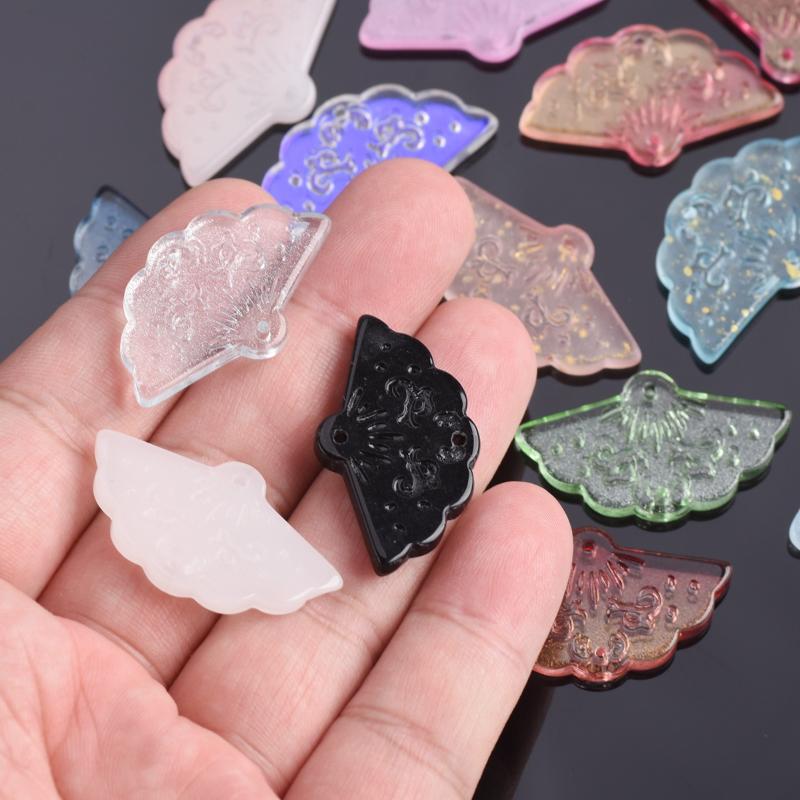 Other Folding Fan Shape 34x19mm Lampwork Glass Two Holes Loose Connector Beads Lot For Jewelry Making DIY 10pcs
Other Folding Fan Shape 34x19mm Lampwork Glass Two Holes Loose Connector Beads Lot For Jewelry Making DIY 10pcs