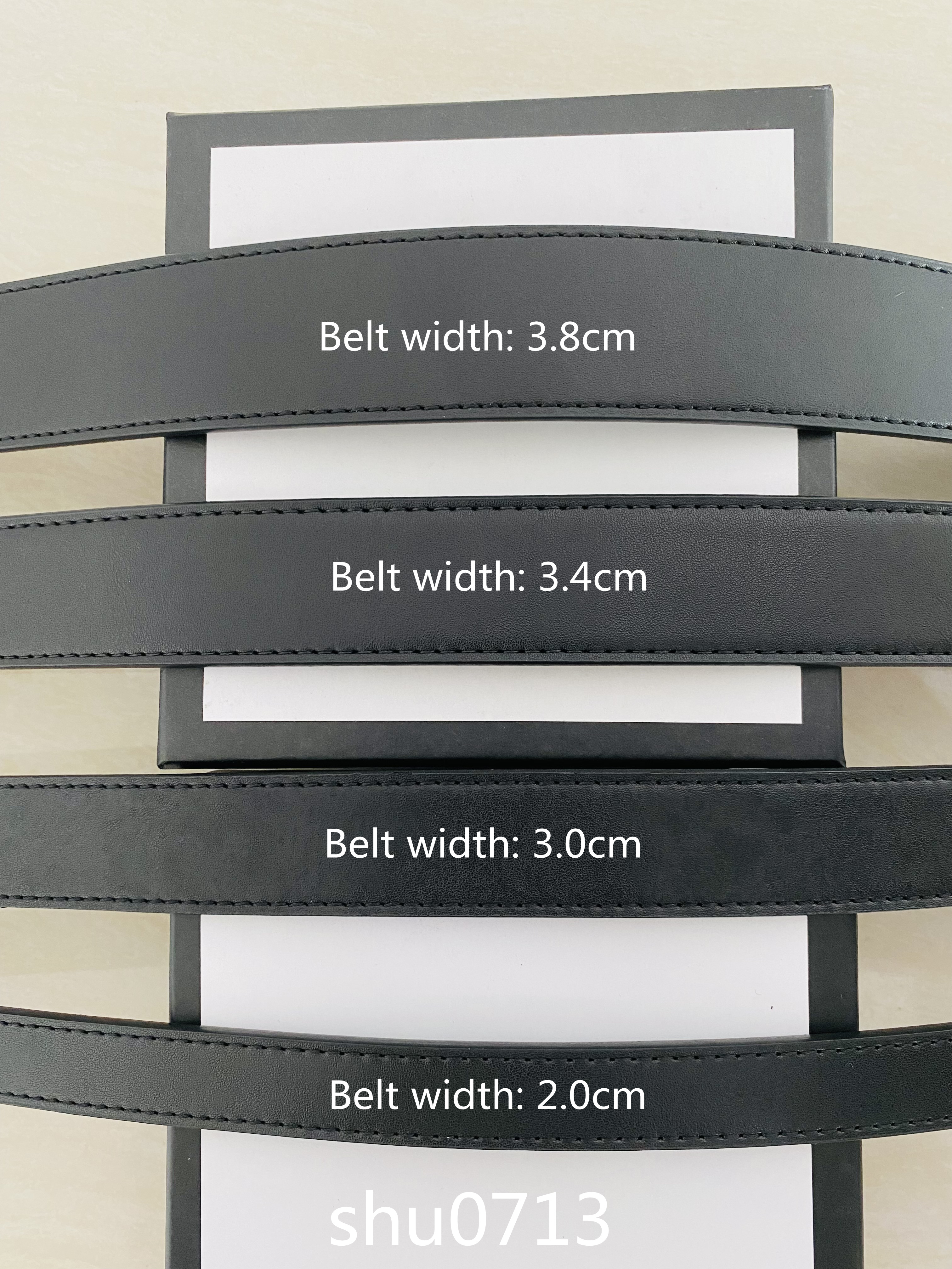 Fashion Classic Men Designers Belts Womens Mens Casual Letter Smooth Buckle Belt Width 2.0cm 2.8cm 3.4cm 3.8cm With box, Belt and box
Fashion Classic Men Designers Belts Womens Mens Casual Letter Smooth Buckle Belt Width 2.0cm 2.8cm 3.4cm 3.8cm With box, Belt and box