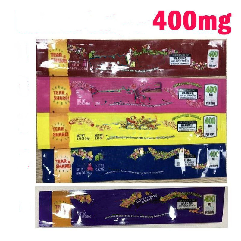 Hot 400 420 500 600mg rope Exotic Infused Gummies edibles Packaging Bag Smell Proof package cookies Errlli Jolly Rancher
Hot 400 420 500 600mg rope Exotic Infused Gummies edibles Packaging Bag Smell Proof package cookies Errlli Jolly Rancher
