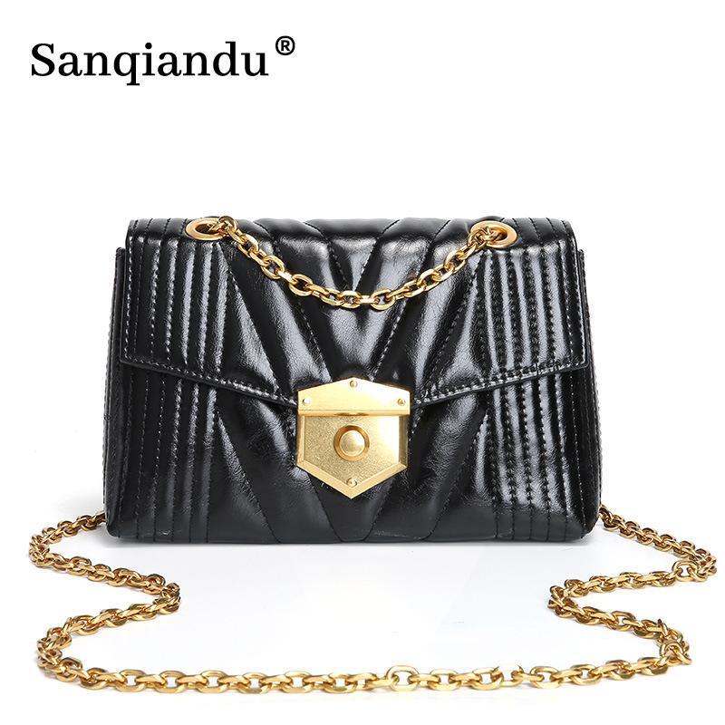 Women's Shoulder Bag Diamond Lattice Bag 100% Genuine Leather Mini Chain Bags Ladies Messenger Female Luxury Crossbody Bags, Black
Women's Shoulder Bag Diamond Lattice Bag 100% Genuine Leather Mini Chain Bags Ladies Messenger Female Luxury Crossbody Bags, Black