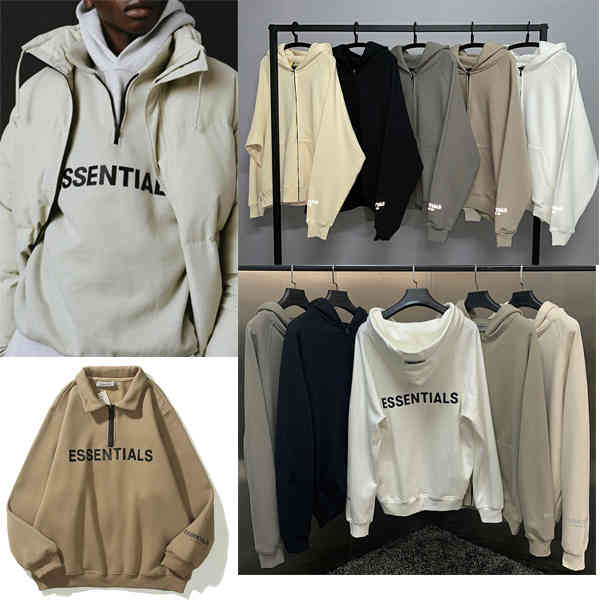 Fear of 2021 God Fog Essentials Half-zip Stand Collar Sweatshirts Men Women Hoodie Essential Pullover Crewneck Streetwear Q8b4#, Black
Fear of 2021 God Fog Essentials Half-zip Stand Collar Sweatshirts Men Women Hoodie Essential Pullover Crewneck Streetwear Q8b4#, Black