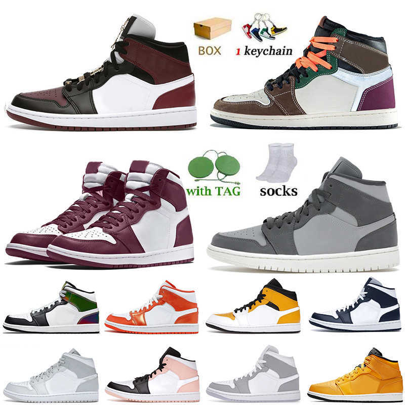 With Box Womens Mens Jumpman 1 1s Basketball Shoes Jorden High OG Bordeaux Hand Crafted Trainers Mid SE Black Dark Beetroot Grey Onyx, B34 mid dutch green 36-40
With Box Womens Mens Jumpman 1 1s Basketball Shoes Jorden High OG Bordeaux Hand Crafted Trainers Mid SE Black Dark Beetroot Grey Onyx, B34 mid dutch green 36-40