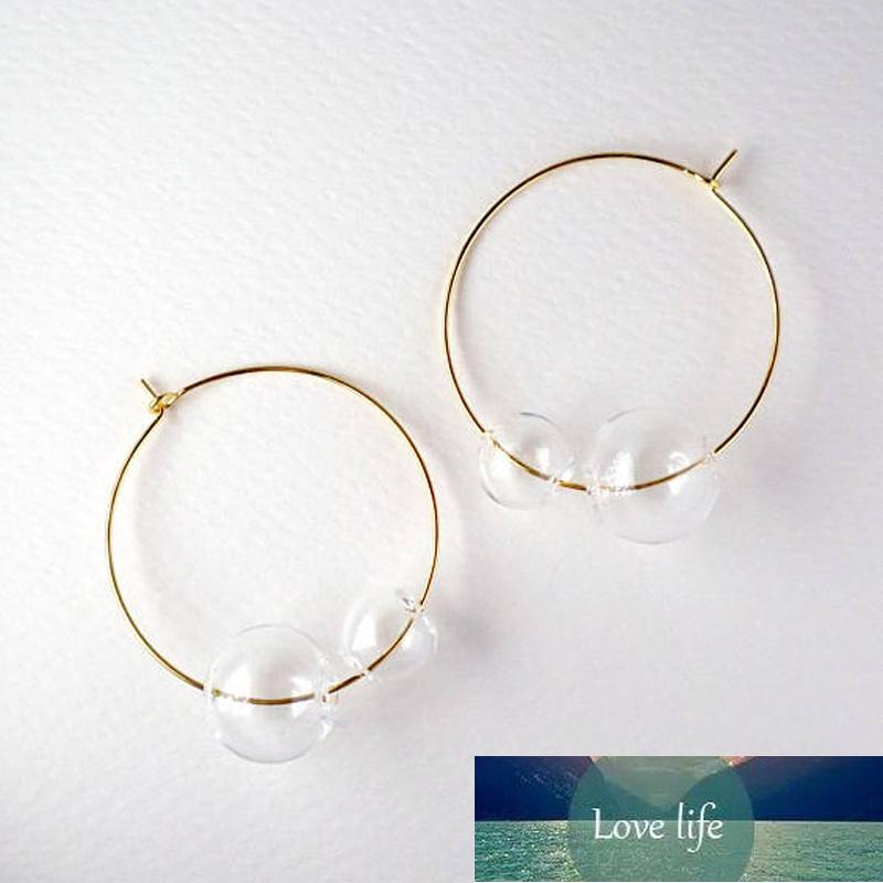 Hoop & Huggie Artsy Simple Style Gold Tone Large Glass Bubble Earrings For Women 2021 Charming Clear Double Balls Girls Factory price expert design Quality Latest
Hoop & Huggie Artsy Simple Style Gold Tone Large Glass Bubble Earrings For Women 2021 Charming Clear Double Balls Girls Factory price expert design Quality Latest