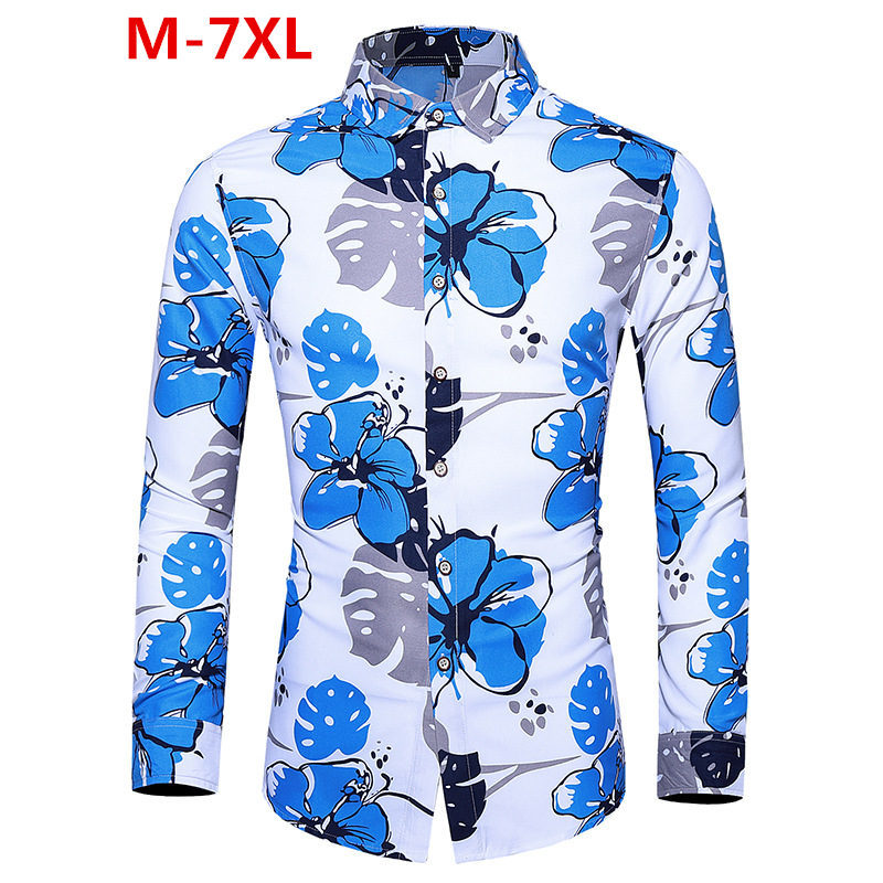2021 Koszula Autumn New Man Vintage Flowers Print Long Sleeve Shirt Oversized Men Casual Slim Fit Office Shirts 5xl 6xl 7xl Crwa, 1268
2021 Koszula Autumn New Man Vintage Flowers Print Long Sleeve Shirt Oversized Men Casual Slim Fit Office Shirts 5xl 6xl 7xl Crwa, 1268