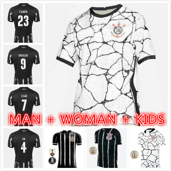 

2021 2022 Corinth Balbuena JADSON Soccer Jerseys 21 22 Corinthians Home Away SENNA KAZIM FAGNER CANTILLO jo football Jersey shirt woman men + kids kit