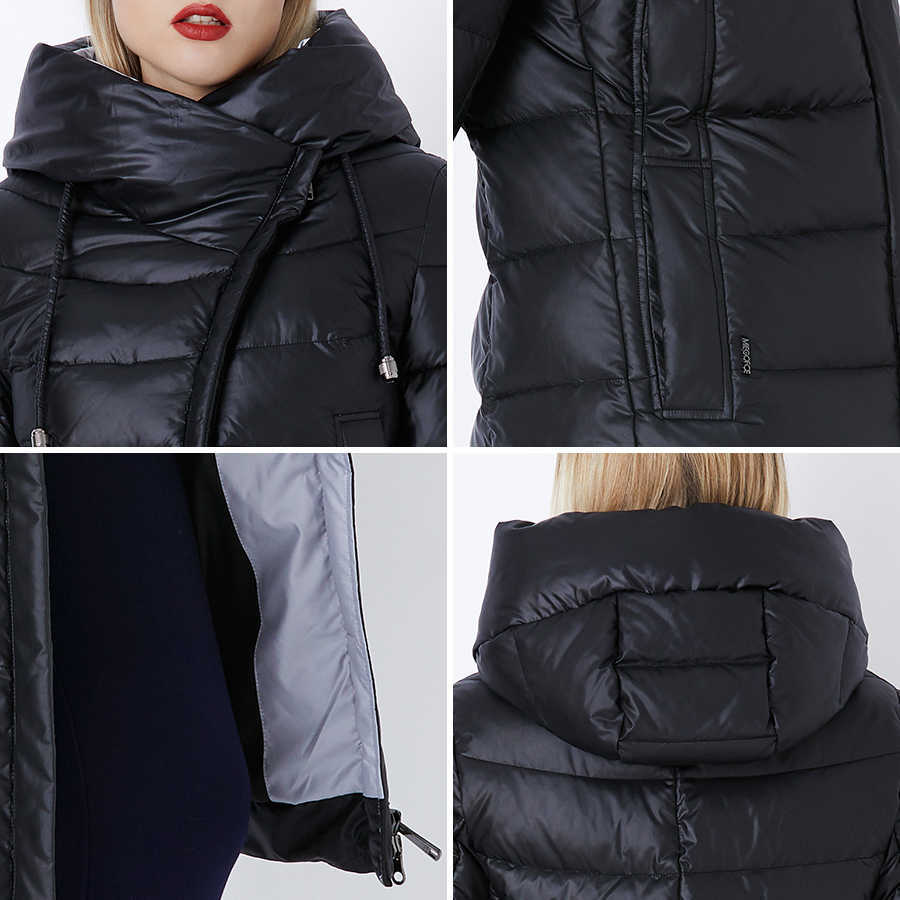 MIEGOFCE Coat Jacket Winter Women's Hooded Warm Parkas Bio Fluff Parka Coat Hight Quality Female Winter Collection 210819