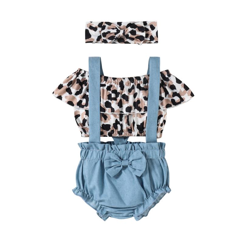 Clothing Sets Baby Girls Three-piece Clothes Set Boat Neck Short Sleeve Tops, Suspender Trousers And Headdress, White
Clothing Sets Baby Girls Three-piece Clothes Set Boat Neck Short Sleeve Tops, Suspender Trousers And Headdress, White