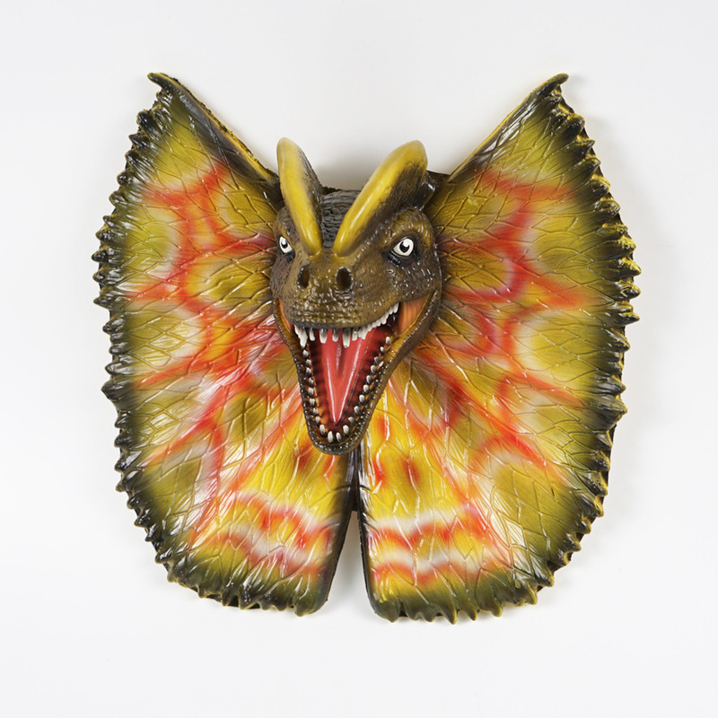 Wall Mounted Dinosaur Wall Bust Realistic Dilophosaurus Head Sculpture Wall Hanging Latex Foam Art for Bar Home Decoration 220211
Wall Mounted Dinosaur Wall Bust Realistic Dilophosaurus Head Sculpture Wall Hanging Latex Foam Art for Bar Home Decoration 220211