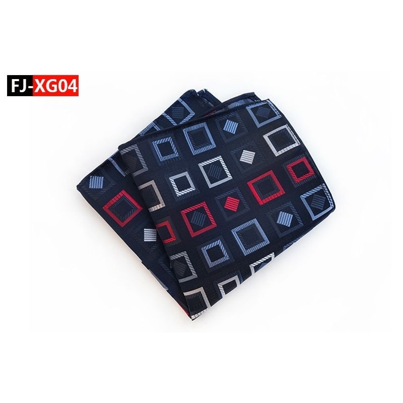 New 20 Colors Men's Hanky Checks Plaid Striped Silk Suits Pocket Square Wedding Party Handkerchief Clothing Accessories Scarf T200618
