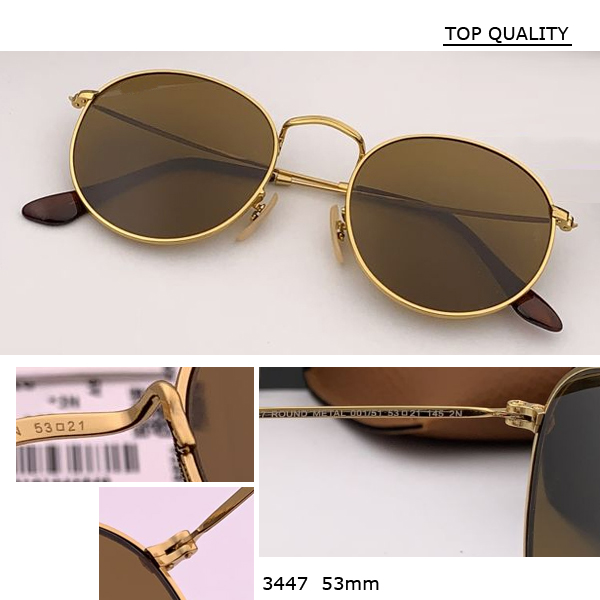 Round metal oversized 53mm Sunglass Men women Classic gradient Brand Design sunGlasses UV400 3447
Round metal oversized 53mm Sunglass Men women Classic gradient Brand Design sunGlasses UV400 3447