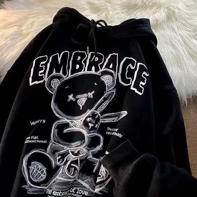 Women's Jackets hoodie spring and autumn thin street loose knit bear print college jacket couple DD5P, 1# shoe box
Women's Jackets hoodie spring and autumn thin street loose knit bear print college jacket couple DD5P, 1# shoe box