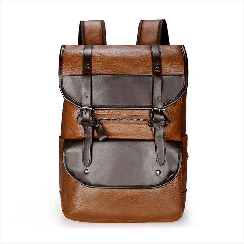 men backpack leather bagpack large lapbackpacks male mochilas retro schoolbag for teenagers boys patchwork color brown black
men backpack leather bagpack large lapbackpacks male mochilas retro schoolbag for teenagers boys patchwork color brown black