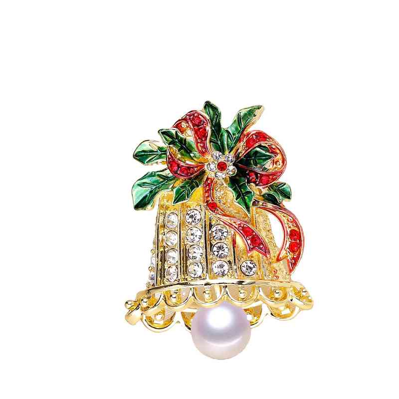 Brooch Diy Accessories Gift Pearl Korean Version Thick Gold-plated Creative Shawl Buckle Semi-finished Product