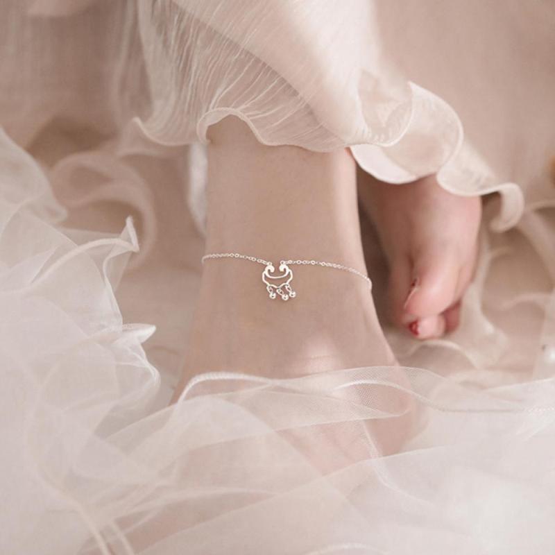 Anklets S925 Silver Plated Antique Anklet Women Sexy Simple Personality Style 2021 Long Life Lock Color Jewelry, Red;blue
Anklets S925 Silver Plated Antique Anklet Women Sexy Simple Personality Style 2021 Long Life Lock Color Jewelry, Red;blue