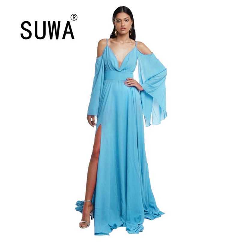 Elegant French Style Women Dresses Free Ladies Flare Sleeve Evening Party And Wedding Gowns Deals 210525, Blue
Elegant French Style Women Dresses Free Ladies Flare Sleeve Evening Party And Wedding Gowns Deals 210525, Blue