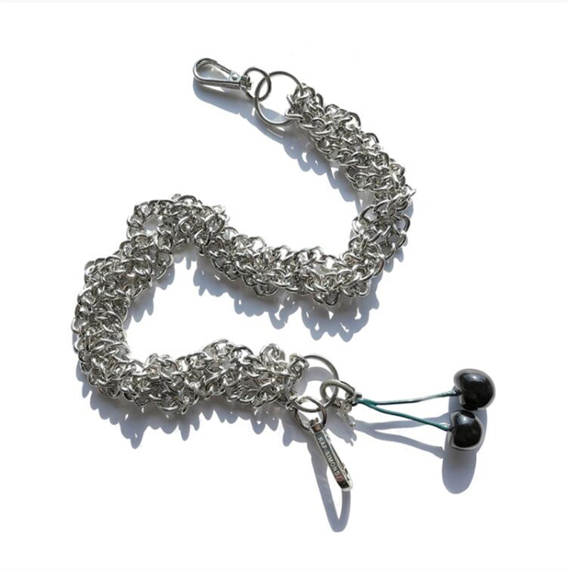 RAF Cherry Trouser Chain Accessories Heavy Industry Woven Bag High Street Vibe Style Niche Men And Women Ins Tide Brand - view 5