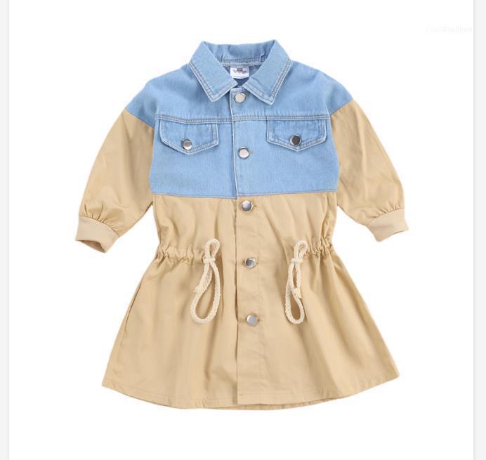 Coat 2021 Kids Baby Girls Long Sleeve Patchwork Fashion Buttons Dress Trench Outfits1, Blue;gray
Coat 2021 Kids Baby Girls Long Sleeve Patchwork Fashion Buttons Dress Trench Outfits1, Blue;gray